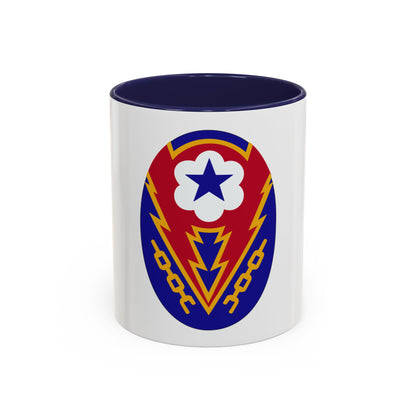 Communications Zone Personnel Europe (U.S. Army) Accent Coffee Mug