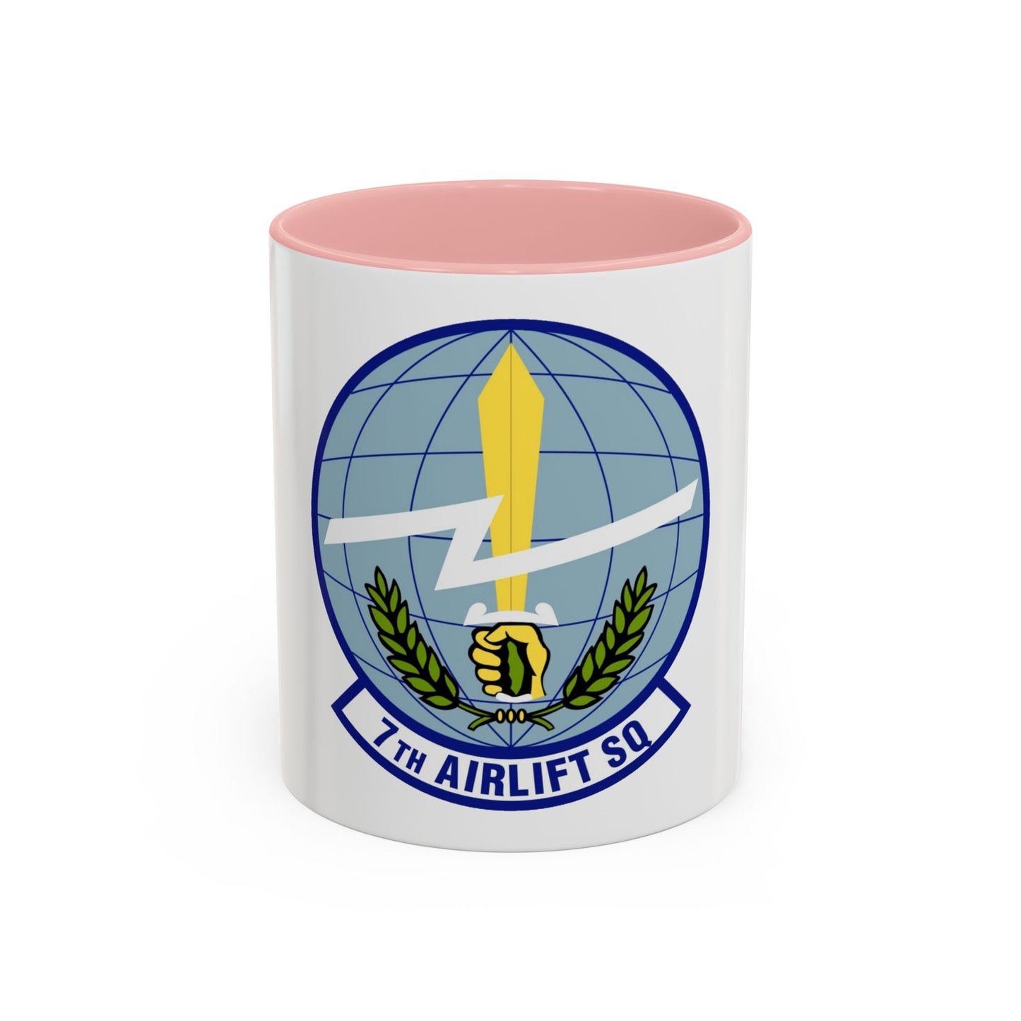 7th Airlift Squadron (U.S. Air Force) Accent Coffee Mug