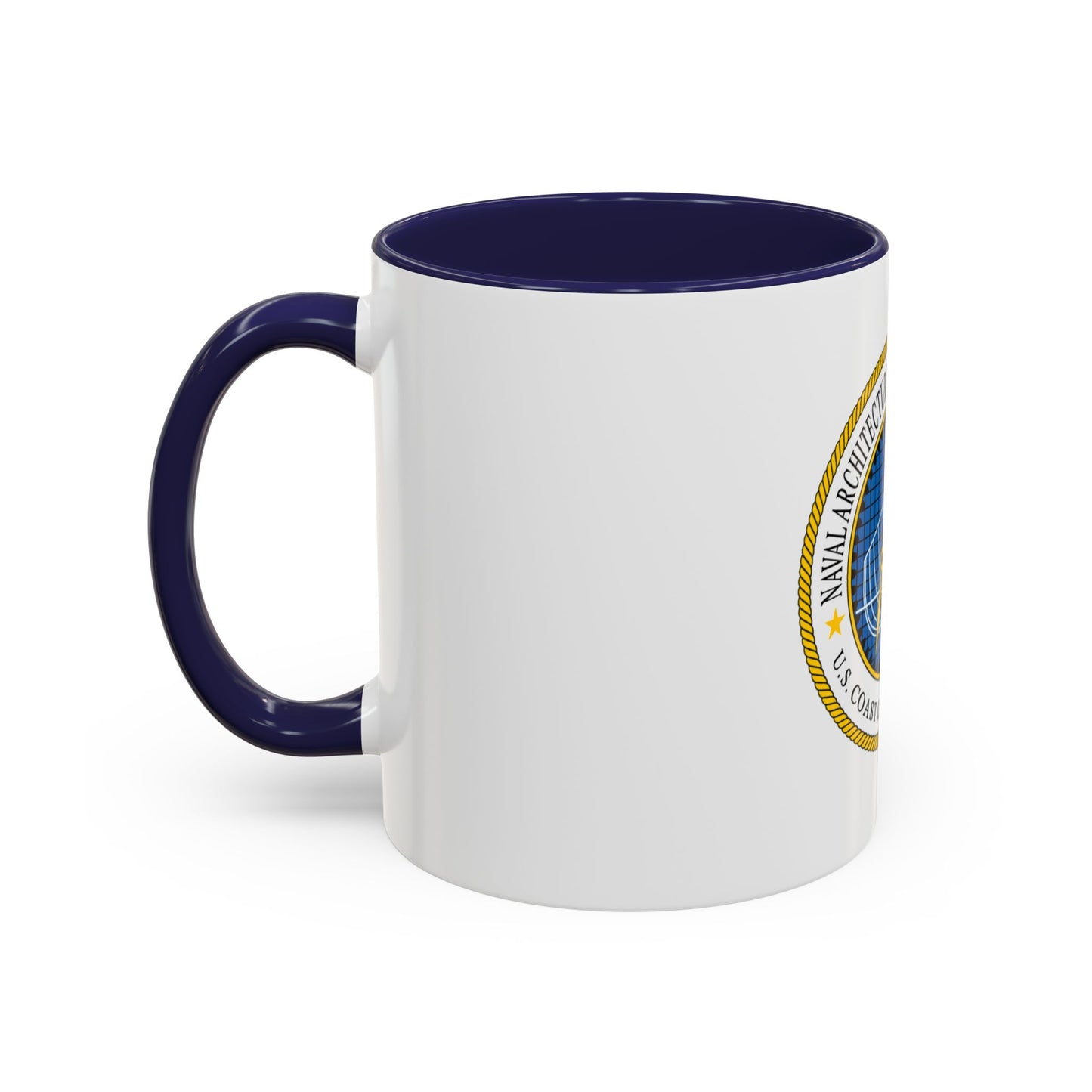 USCG Academy NA&ME (U.S. Coast Guard) Accent Coffee Mug