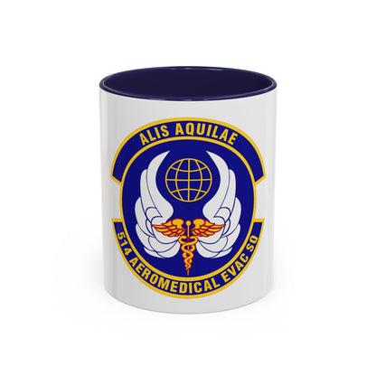 514th Aeromedical Evacuation Squadron (U.S. Air Force) Accent Coffee Mug
