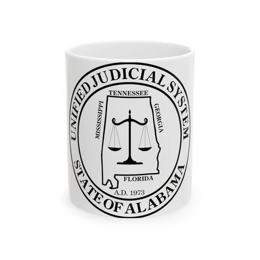 Unified Judicial System of Alabama - White Coffee Mug