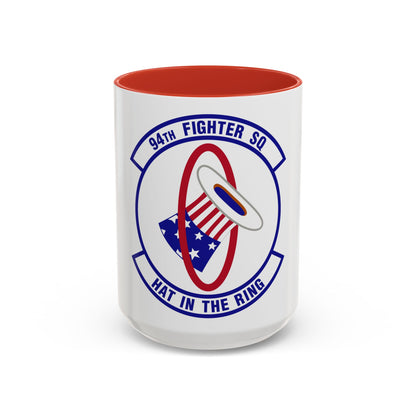 94 Fighter Squadron ACC (U.S. Air Force) Accent Coffee Mug