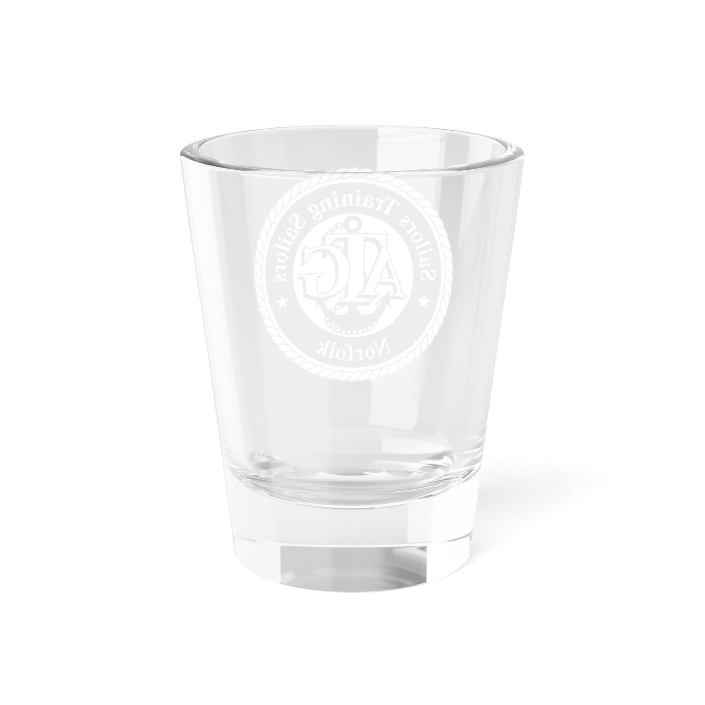 AFLOAT Training Group ATG Norfolk BW (U.S. Navy) Shot Glass 1.5oz