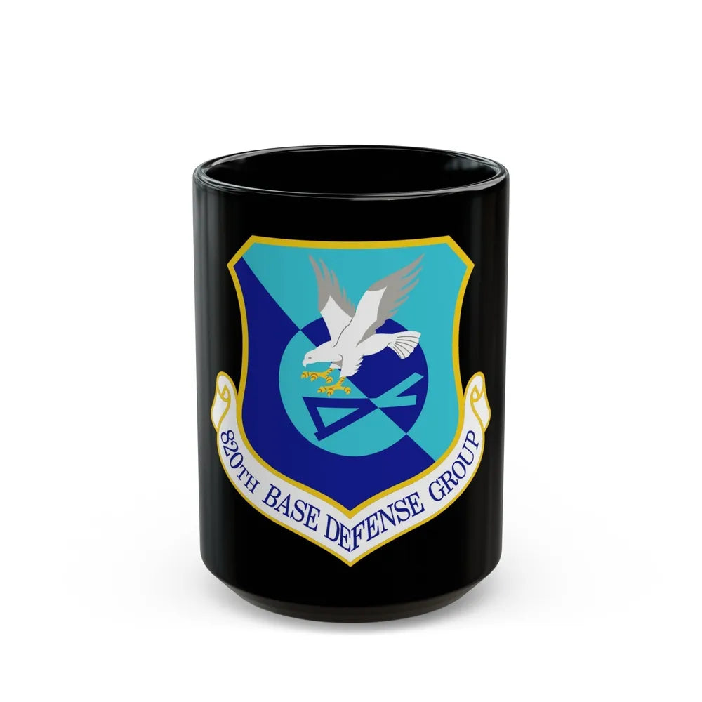 820th Base Defense Group (U.S. Air Force) Black Coffee Mug-15oz-Go Mug Yourself