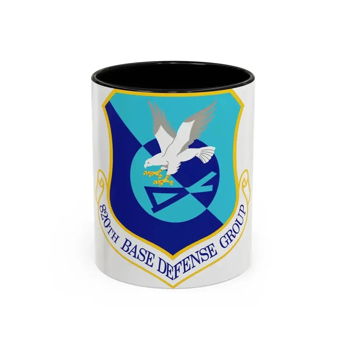 820th Base Defense Group (U.S. Air Force) Accent Coffee Mug 11oz Black - Go Mug Yourself