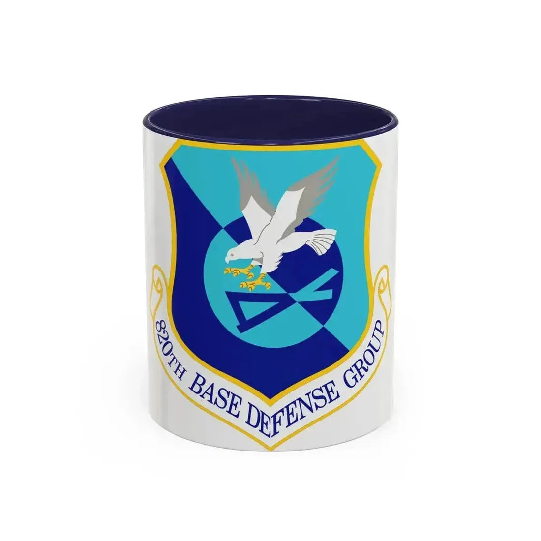 820th Base Defense Group (U.S. Air Force) Accent Coffee Mug 11oz Navy - Go Mug Yourself