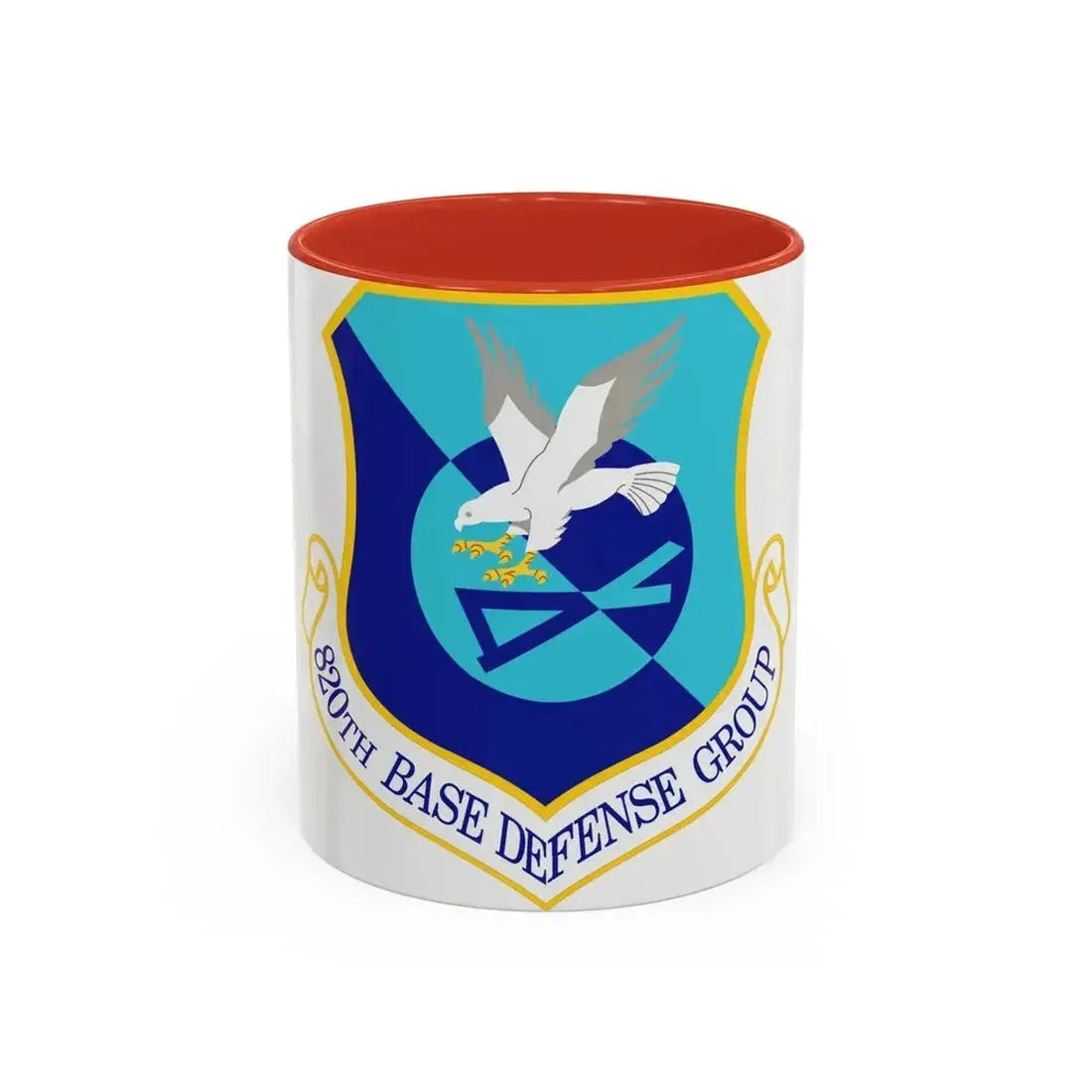 820th Base Defense Group (U.S. Air Force) Accent Coffee Mug 11oz Red - Go Mug Yourself