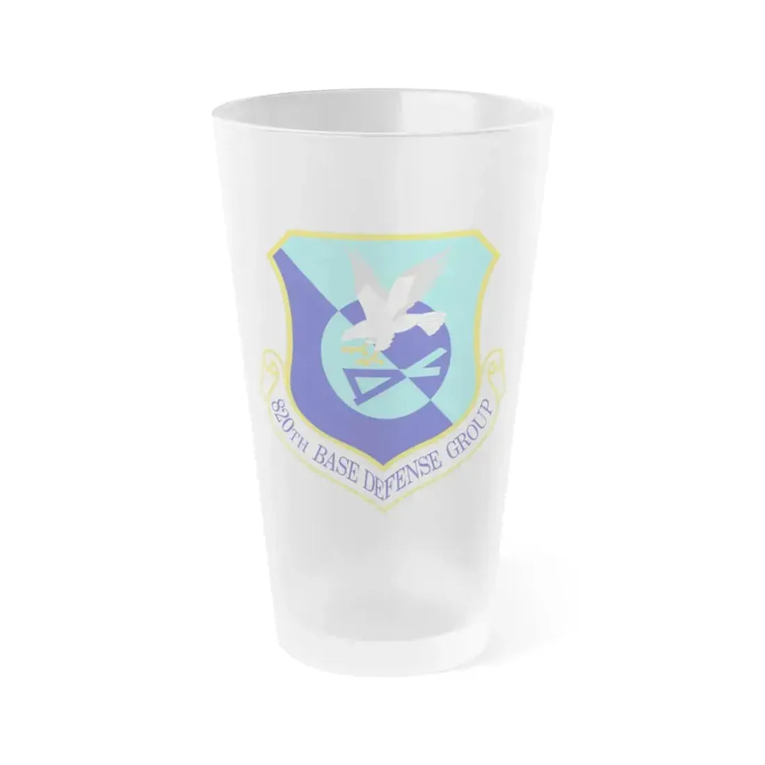 820th Base Defense Group (U.S. Air Force) Frosted Pint Glass 16oz 16oz Frosted - Go Mug Yourself