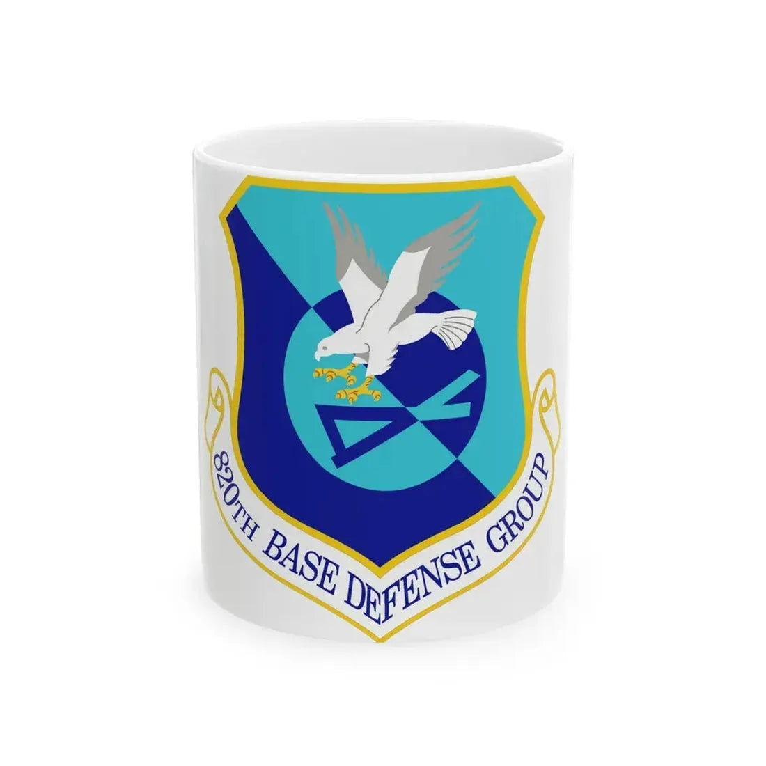 820th Base Defense Group (U.S. Air Force) White Coffee Mug 11oz - Go Mug Yourself