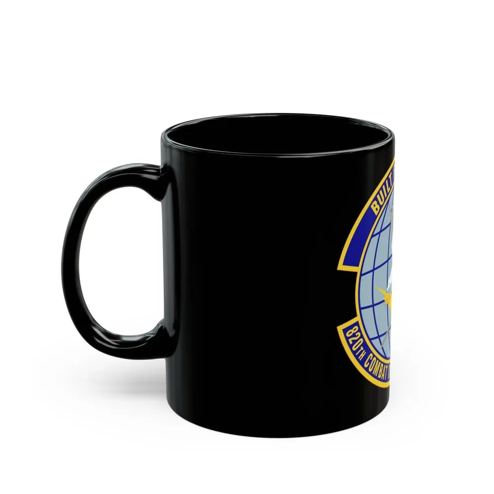 820th Combat Operations Squadron (U.S. Air Force) Black Coffee Mug-Go Mug Yourself