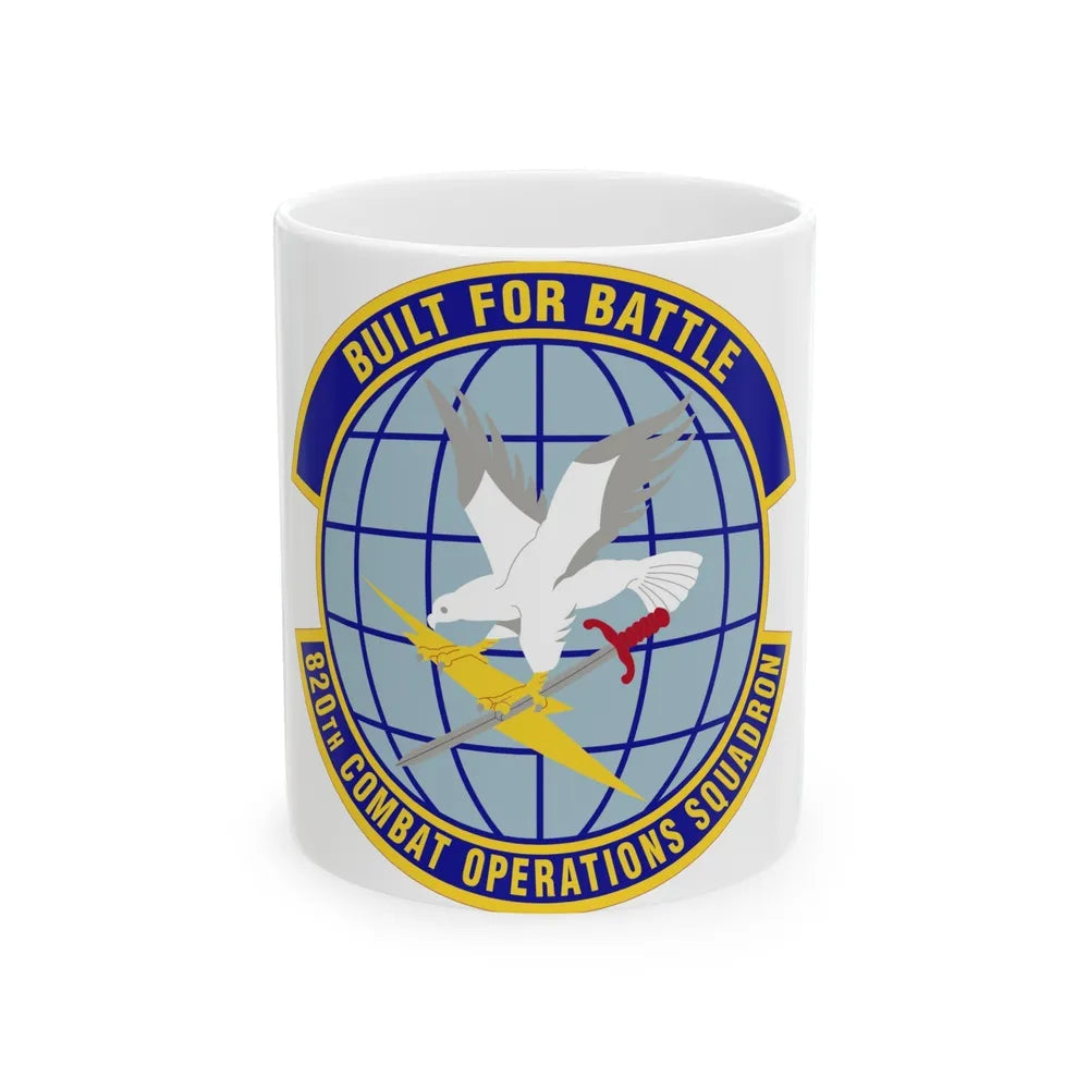 820th Combat Operations Squadron (U.S. Air Force) White Coffee Mug-11oz-Go Mug Yourself