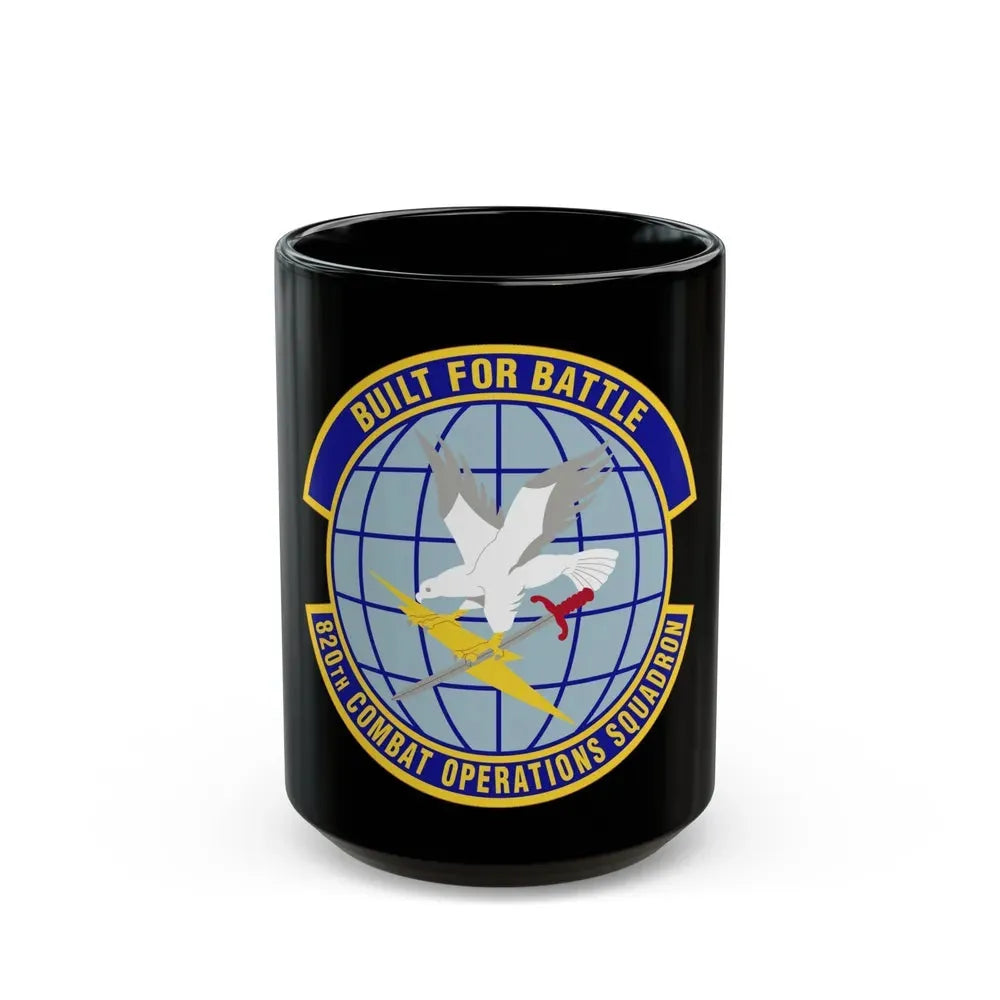 820th Combat Operations Squadron (U.S. Air Force) Black Coffee Mug 15oz - Go Mug Yourself