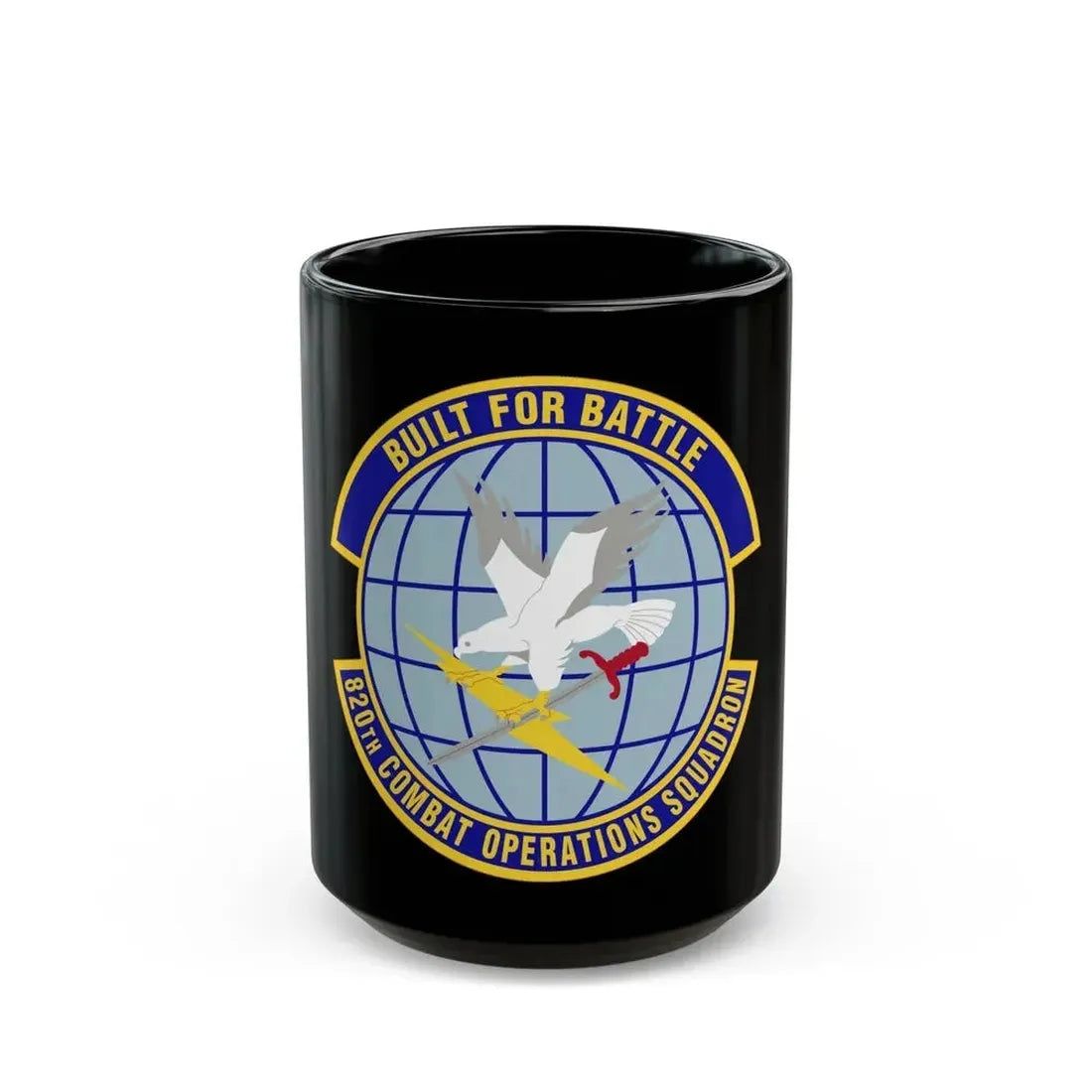 820th Combat Operations Squadron (U.S. Air Force) Black Coffee Mug 15oz - Go Mug Yourself