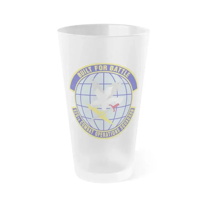 820th Combat Operations Squadron (U.S. Air Force) Frosted Pint Glass 16oz 16oz Frosted - Go Mug Yourself
