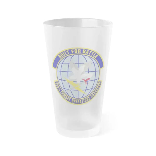 820th Combat Operations Squadron (U.S. Air Force) Frosted Pint Glass 16oz 16oz Frosted - Go Mug Yourself