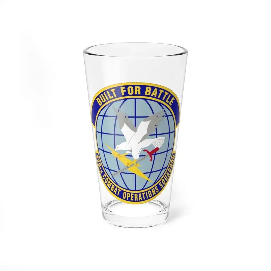 820th Combat Operations Squadron (U.S. Air Force) Pint Glass 16oz 16oz - Go Mug Yourself