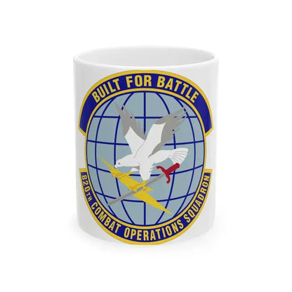 820th Combat Operations Squadron (U.S. Air Force) White Coffee Mug 11oz - Go Mug Yourself