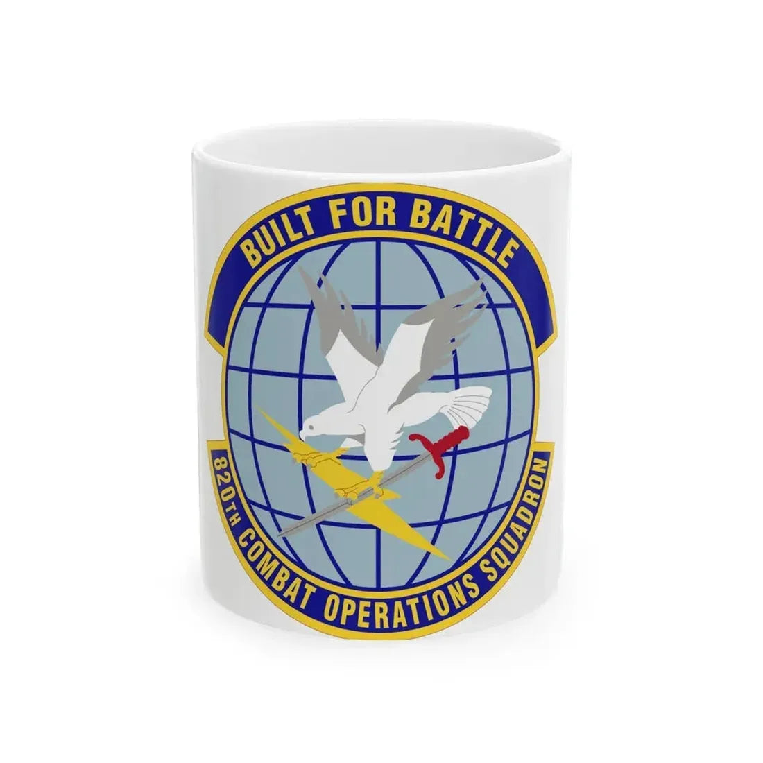820th Combat Operations Squadron (U.S. Air Force) White Coffee Mug 11oz - Go Mug Yourself