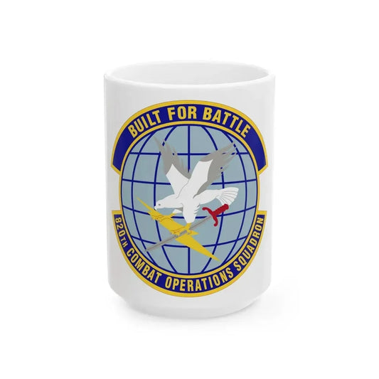 820th Combat Operations Squadron (U.S. Air Force) White Coffee Mug 15oz - Go Mug Yourself
