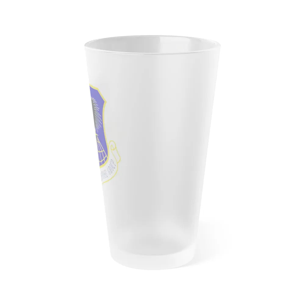 821 Contingency Response Group AMC (U.S. Air Force) Frosted Pint Glass 16oz-Go Mug Yourself