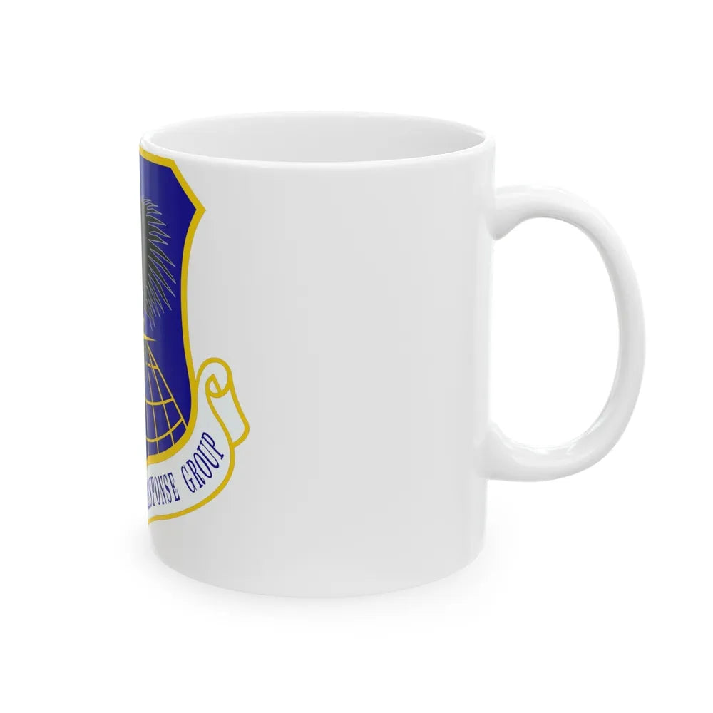 821 Contingency Response Group AMC (U.S. Air Force) White Coffee Mug-Go Mug Yourself