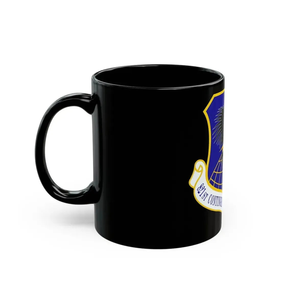 821 Contingency Response Group AMC (U.S. Air Force) Black Coffee Mug - Go Mug Yourself