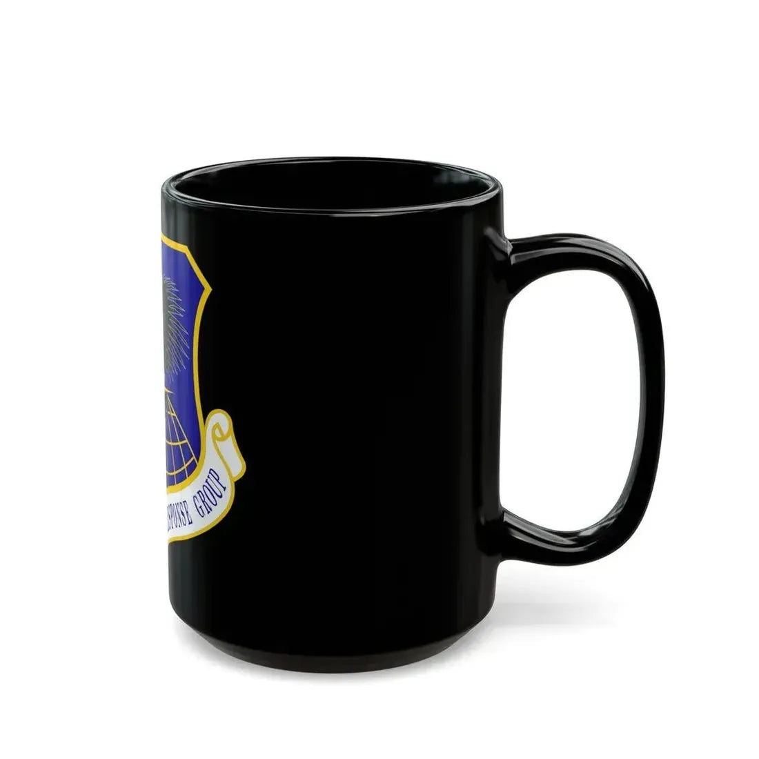 821 Contingency Response Group AMC (U.S. Air Force) Black Coffee Mug - Go Mug Yourself