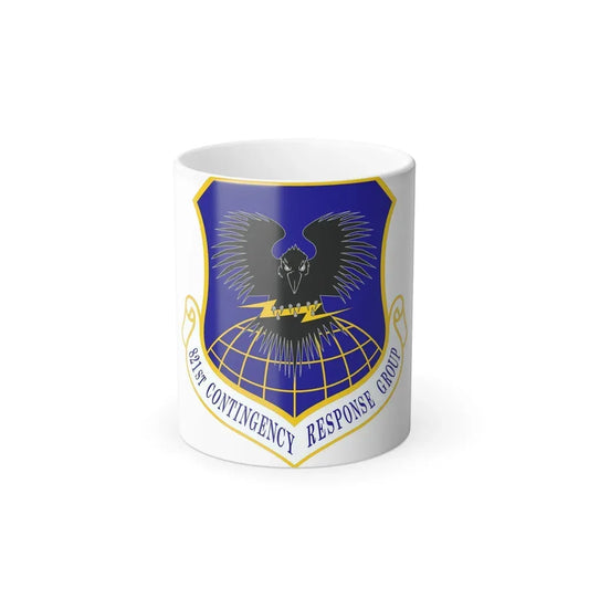 821 Contingency Response Group AMC (U.S. Air Force) Color Changing Coffee Mug 11oz - Go Mug Yourself