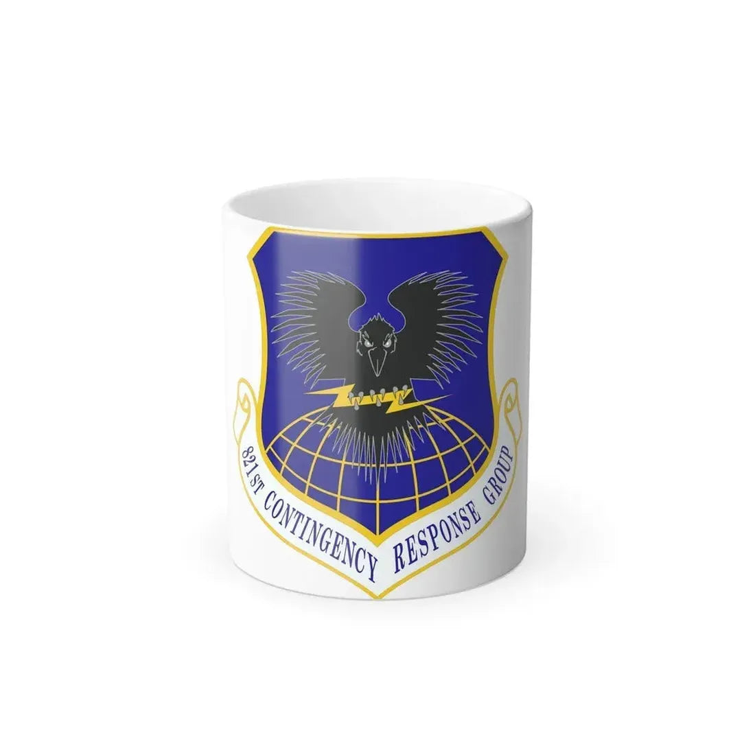 821 Contingency Response Group AMC (U.S. Air Force) Color Changing Coffee Mug 11oz - Go Mug Yourself
