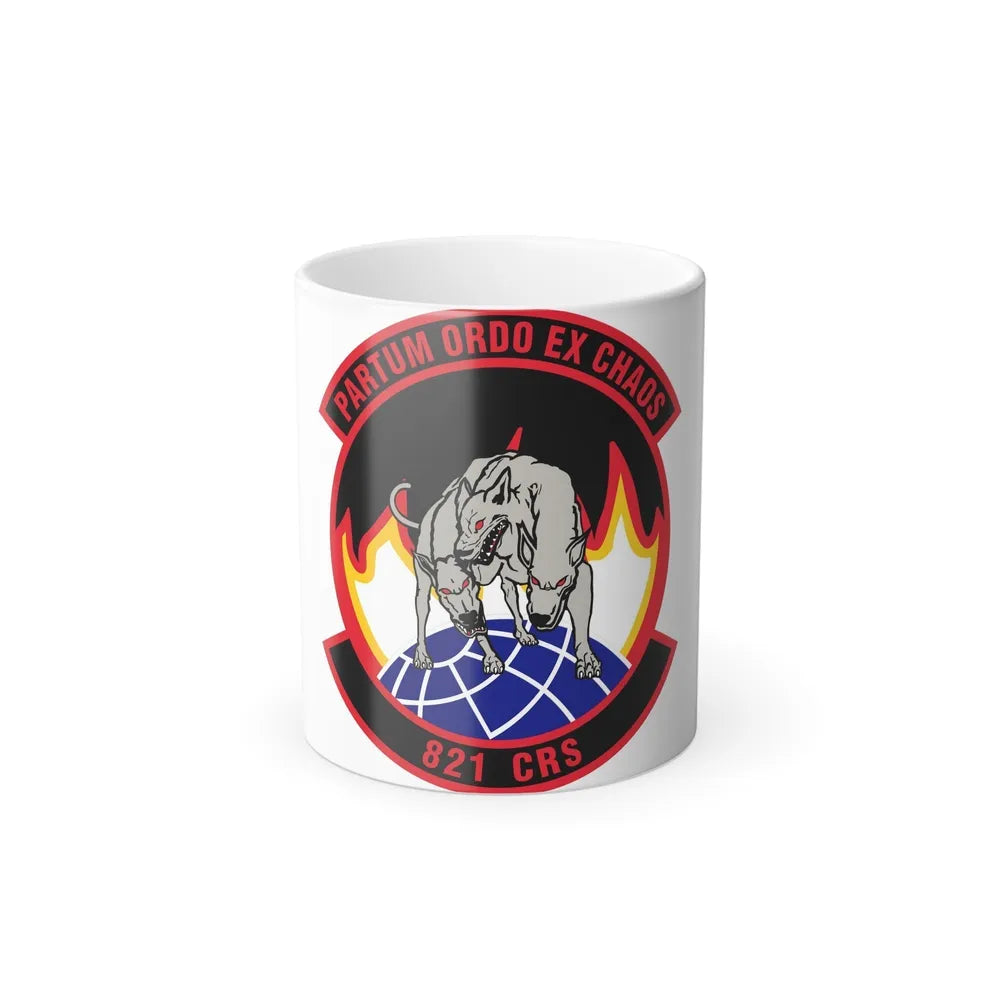821 Contingency Response Sq AMC (U.S. Air Force) Color Changing Coffee Mug-11oz-Go Mug Yourself