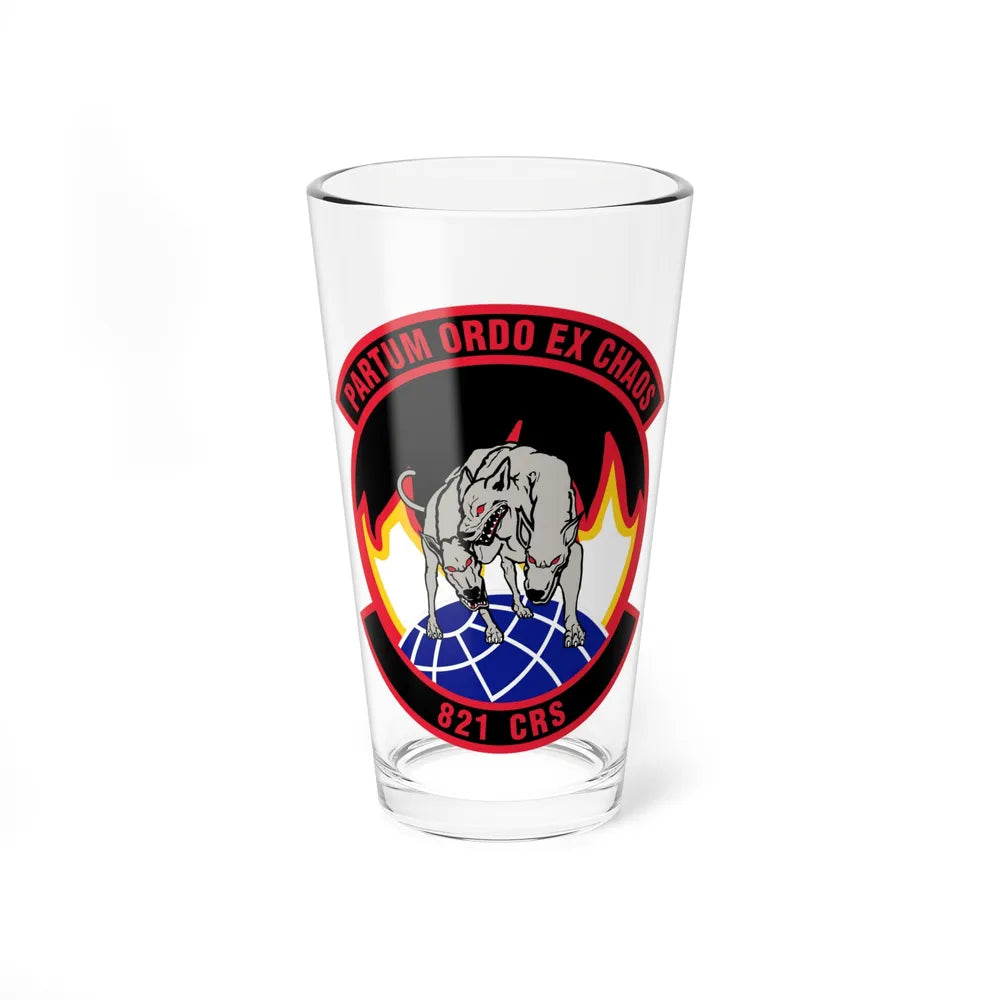 821 Contingency Response Sq AMC (U.S. Air Force) Pint Glass 16oz-16oz-Go Mug Yourself