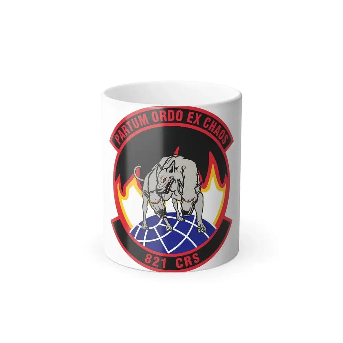 821 Contingency Response Sq AMC (U.S. Air Force) Color Changing Coffee Mug 11oz - Go Mug Yourself