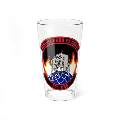 821 Contingency Response Sq AMC (U.S. Air Force) Pint Glass 16oz 16oz - Go Mug Yourself