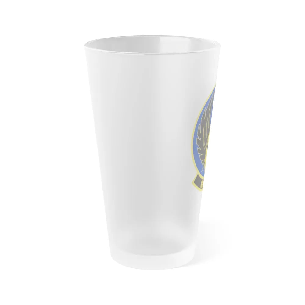 821 Contingency Response Support Sq AMC (U.S. Air Force) Frosted Pint Glass 16oz-Go Mug Yourself