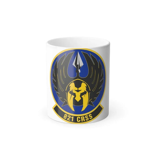 821 Contingency Response Support Sq AMC (U.S. Air Force) Color Changing Coffee Mug 11oz - Go Mug Yourself