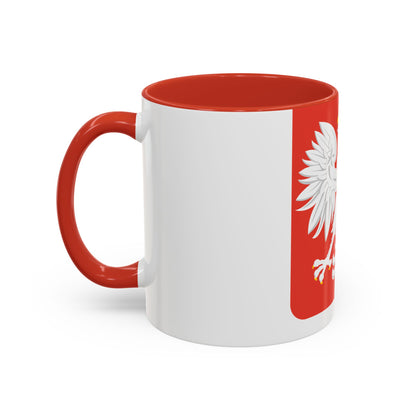 Coat of arms of Poland (1955-1980) - Accent Coffee Mug