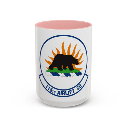 115 Airlift Squadron (U.S. Air Force) Accent Coffee Mug