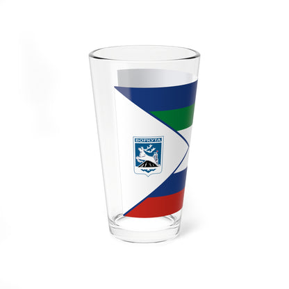 Flag of Vorkuta (Russia) Pint Glass 16oz