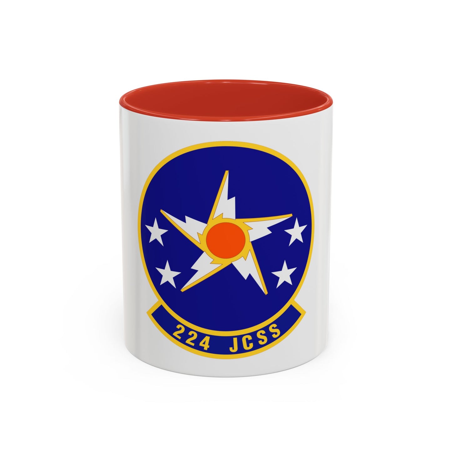 224th Joint Communications Support Squadron (U.S. Air Force) Accent Coffee Mug
