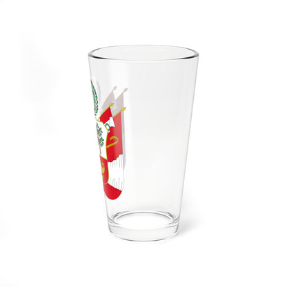 Escudo de la República Peruana 1825-1950 (Peru) (Coat of Arms) Pint Glass 16oz
