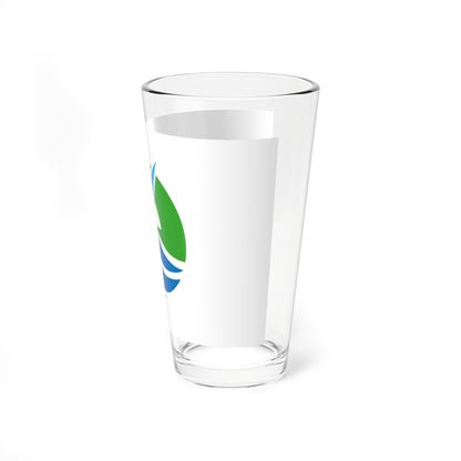 Flag of Kami Hyogo (Japan) Pint Glass 16oz