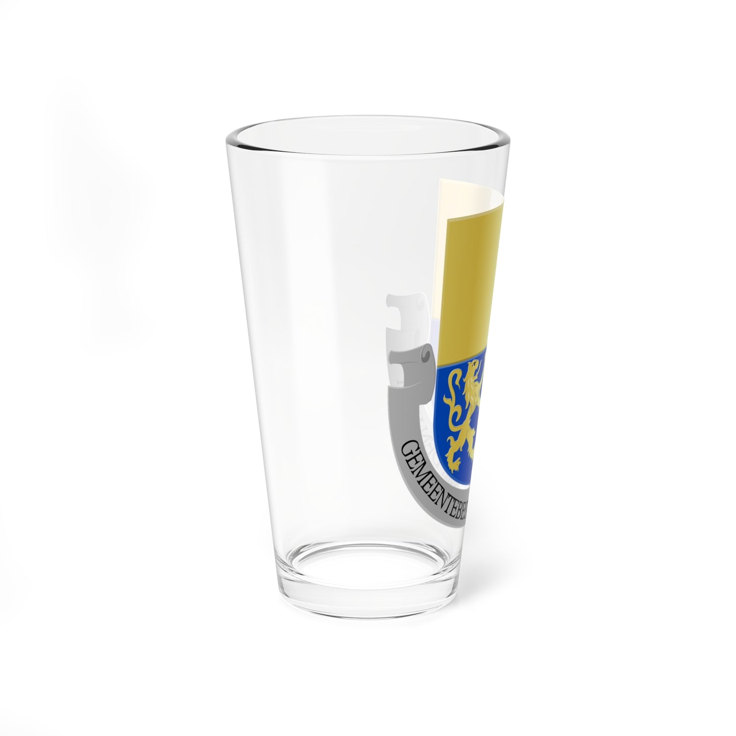 Den Ham wapen (Netherlands) (Coat of Arms) Pint Glass 16oz