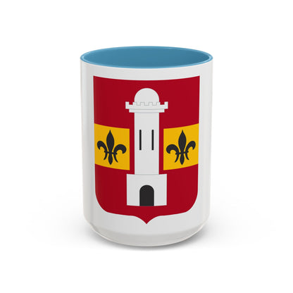 740th Antiaircraft Artillery Gun Battalion v2 (U.S. Army) Accent Coffee Mug