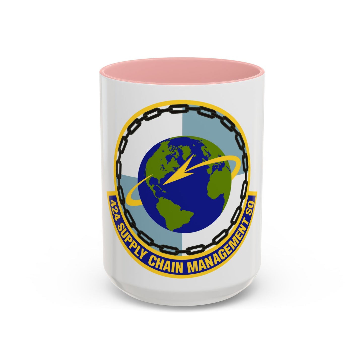 424th Supply Chain Management Squadron (U.S. Air Force) Accent Coffee Mug