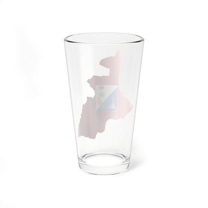 Flag-map of Sevastopol (Russia) Pint Glass 16oz