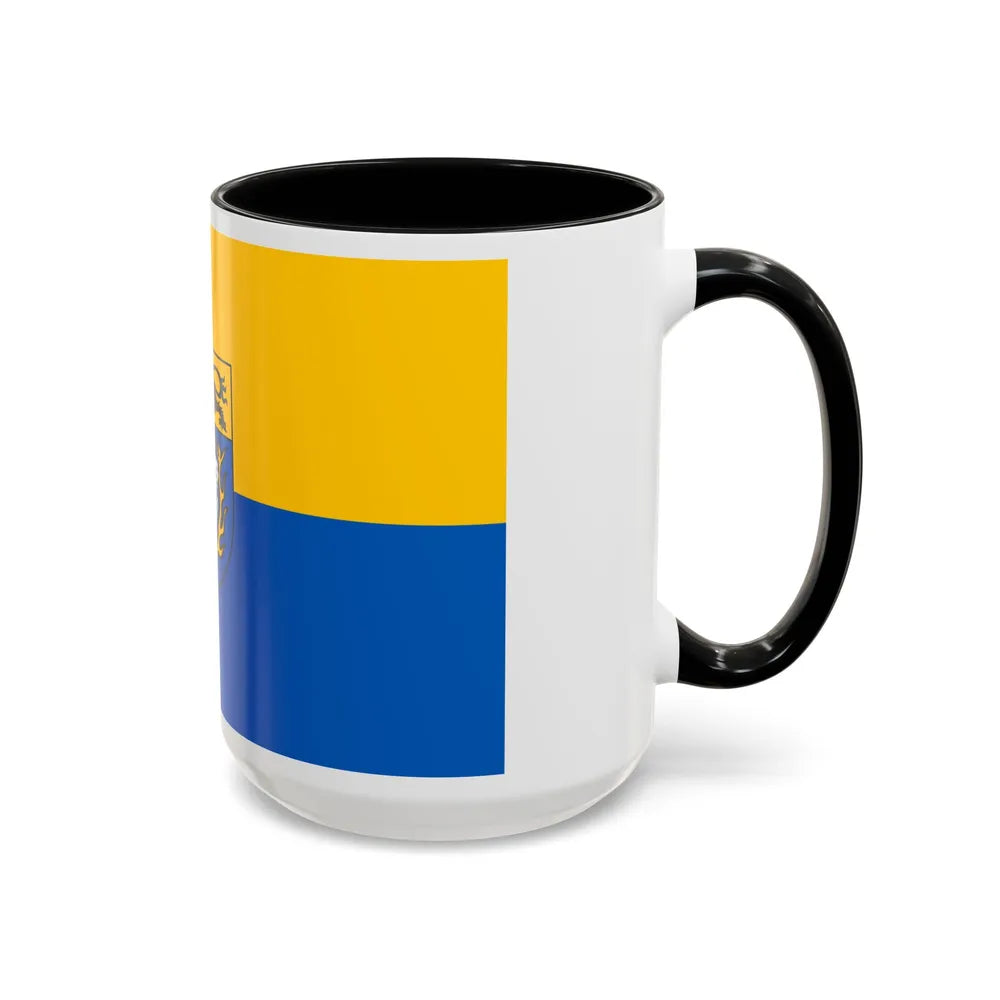 Flag of Aachen Germany - Accent Coffee Mug-Go Mug Yourself