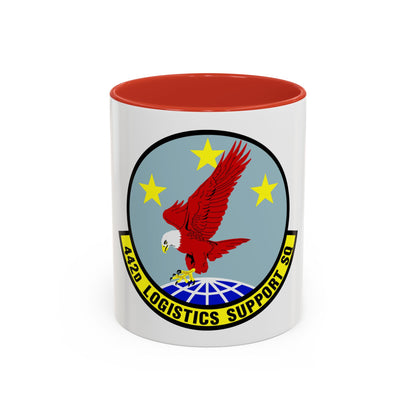 442d Logistics Support Squadron (U.S. Air Force) Accent Coffee Mug