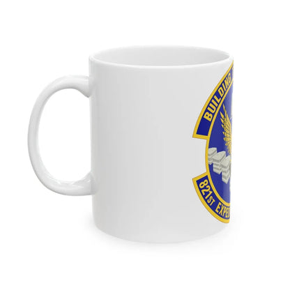 821st Expeditionary Training Squadron (U.S. Air Force) White Coffee Mug-Go Mug Yourself