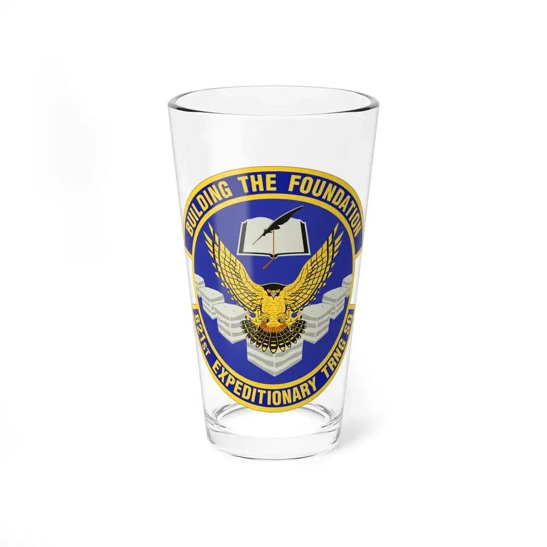 821st Expeditionary Training Squadron (U.S. Air Force) Pint Glass 16oz 16oz - Go Mug Yourself