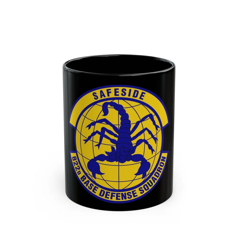 822 Base Defense Squadron ACC (U.S. Air Force) Black Coffee Mug-11oz-Go Mug Yourself